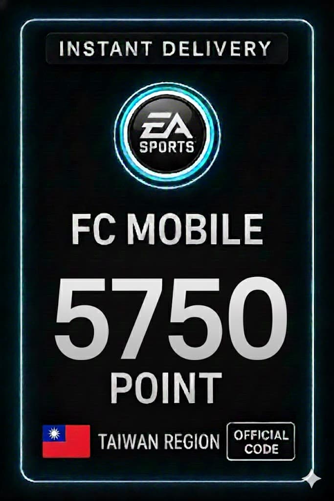 FC Mobile 5750 Bodova Poklon Kartica - Tajvan