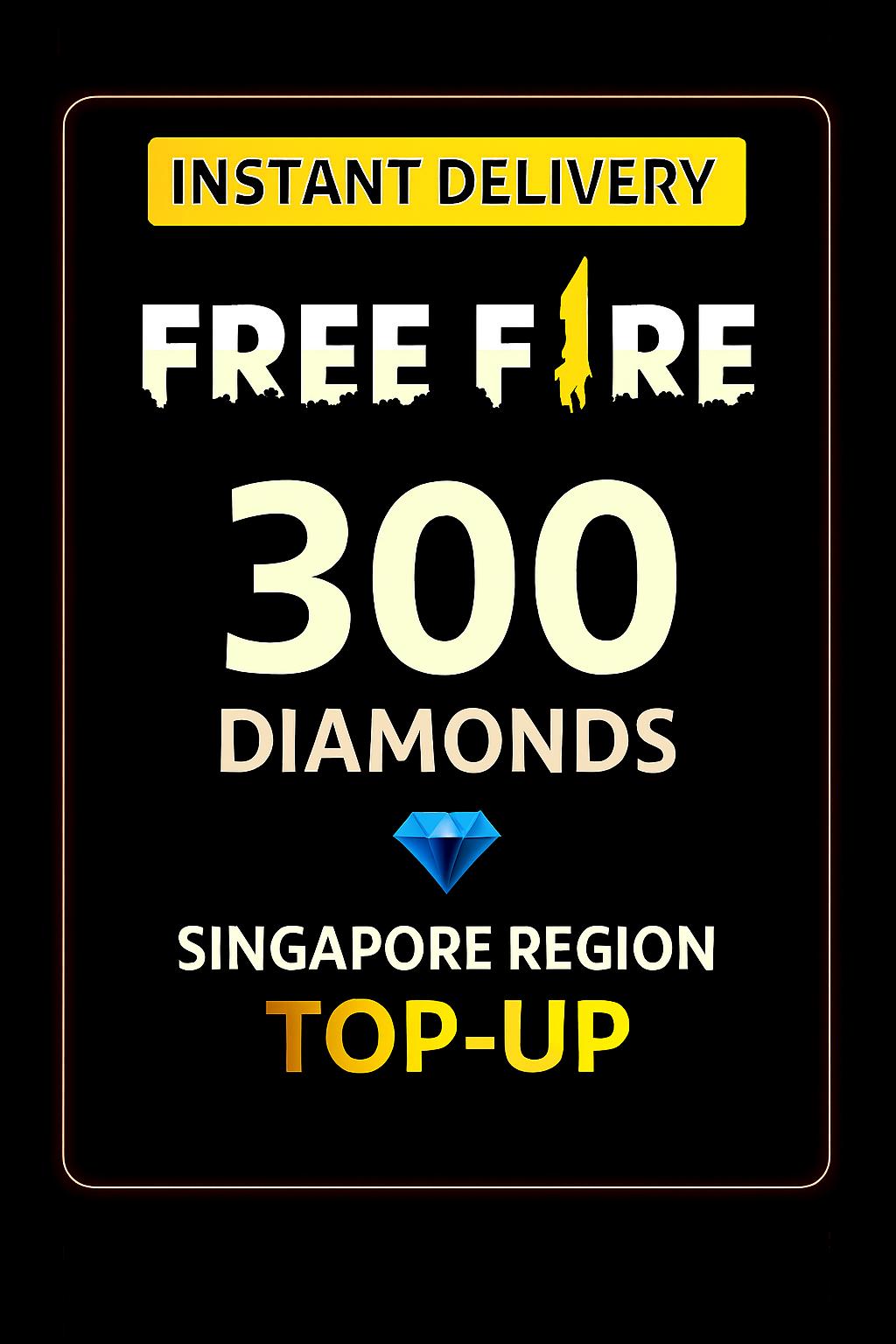 Recarga de 300 Diamantes de Free Fire (Singapur)