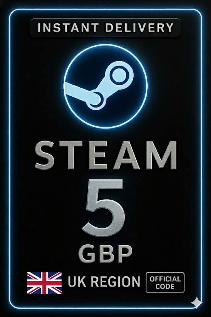 Steam novčanik kod 5 GBP