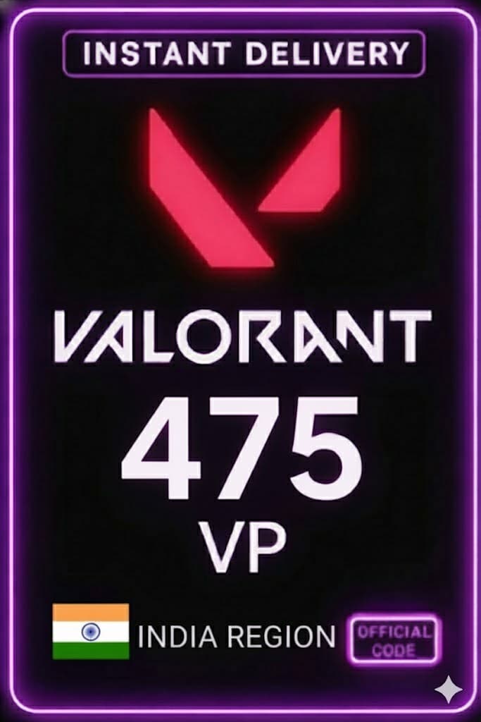 Valorant 475 Points Gift Card (India)