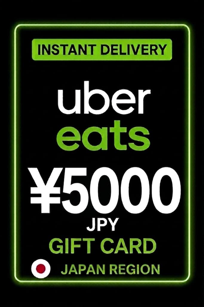 Uber & Uber Eats JP 5000 JPY