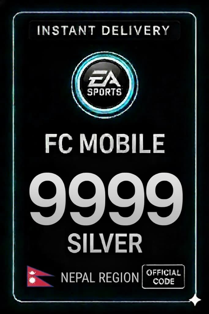 FC 모바일 9999 실버 기프트 카드 - 네팔