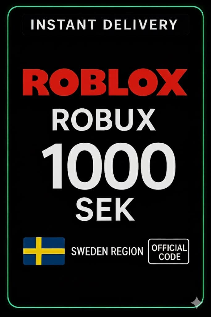 Roblox 1000 SEK խաղի քարտ (ՍՏ)