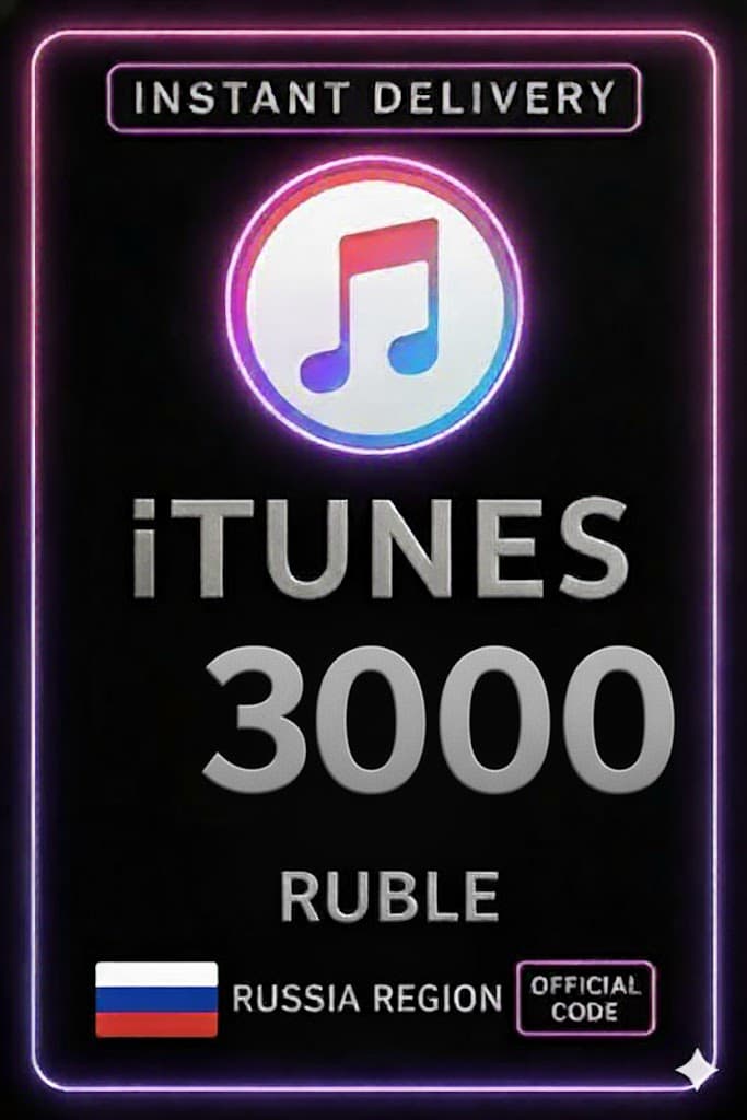 iTunes Gift Card 3000 Rubles