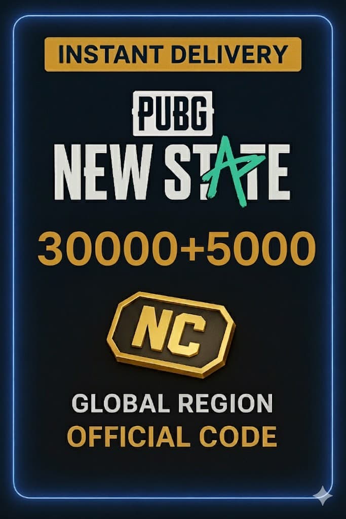 PUBG Nový Stav - 30000+5000 NC