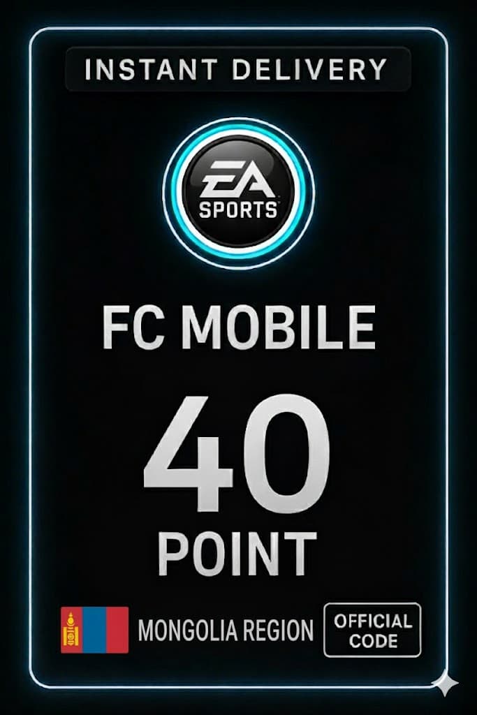 FC Mobile 40 Punktów Karta Podarunkowa - Mongolia