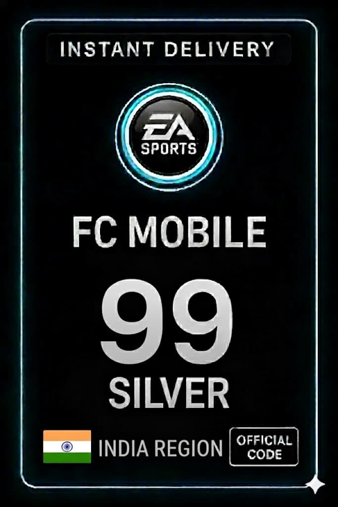 FC Mobile 99 Sidabras Dovanų Kortelė - Indija