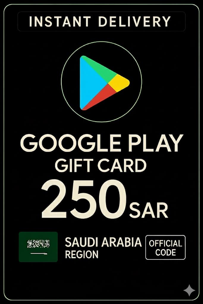 Google Play Gift Card - Saudi Arabia SAR 250