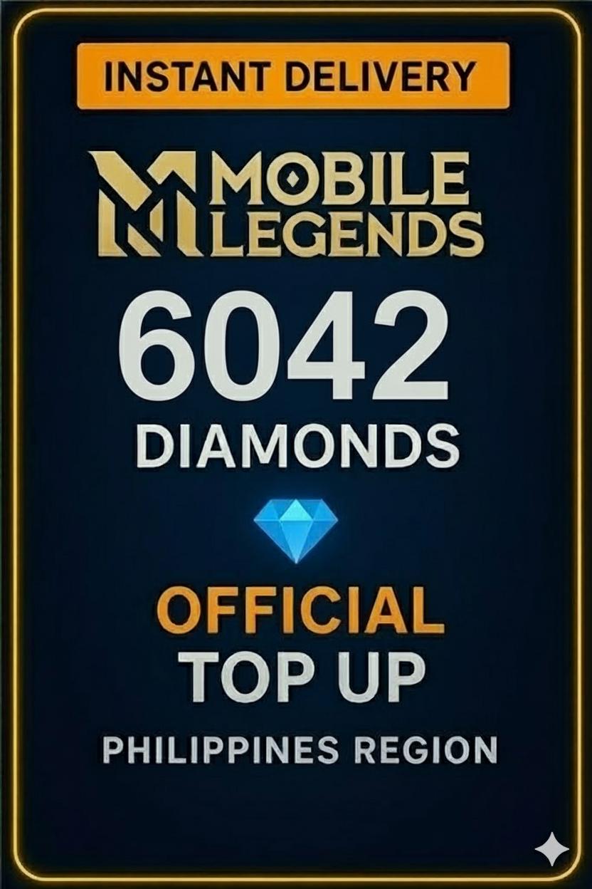 Mobile Legends - 6042 Diamonds Top-Up [Philippines]