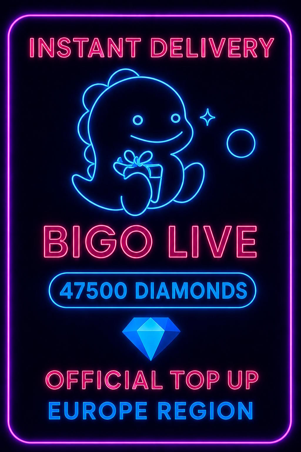 Bigo Live - 47500 Diamonds (Top-Up) (EU)