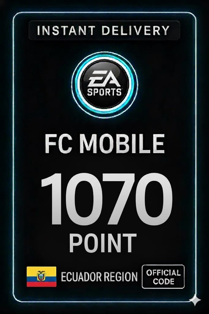 FC Mobile 1070 միավոր Նվեր Քարտ - Էկվադոր