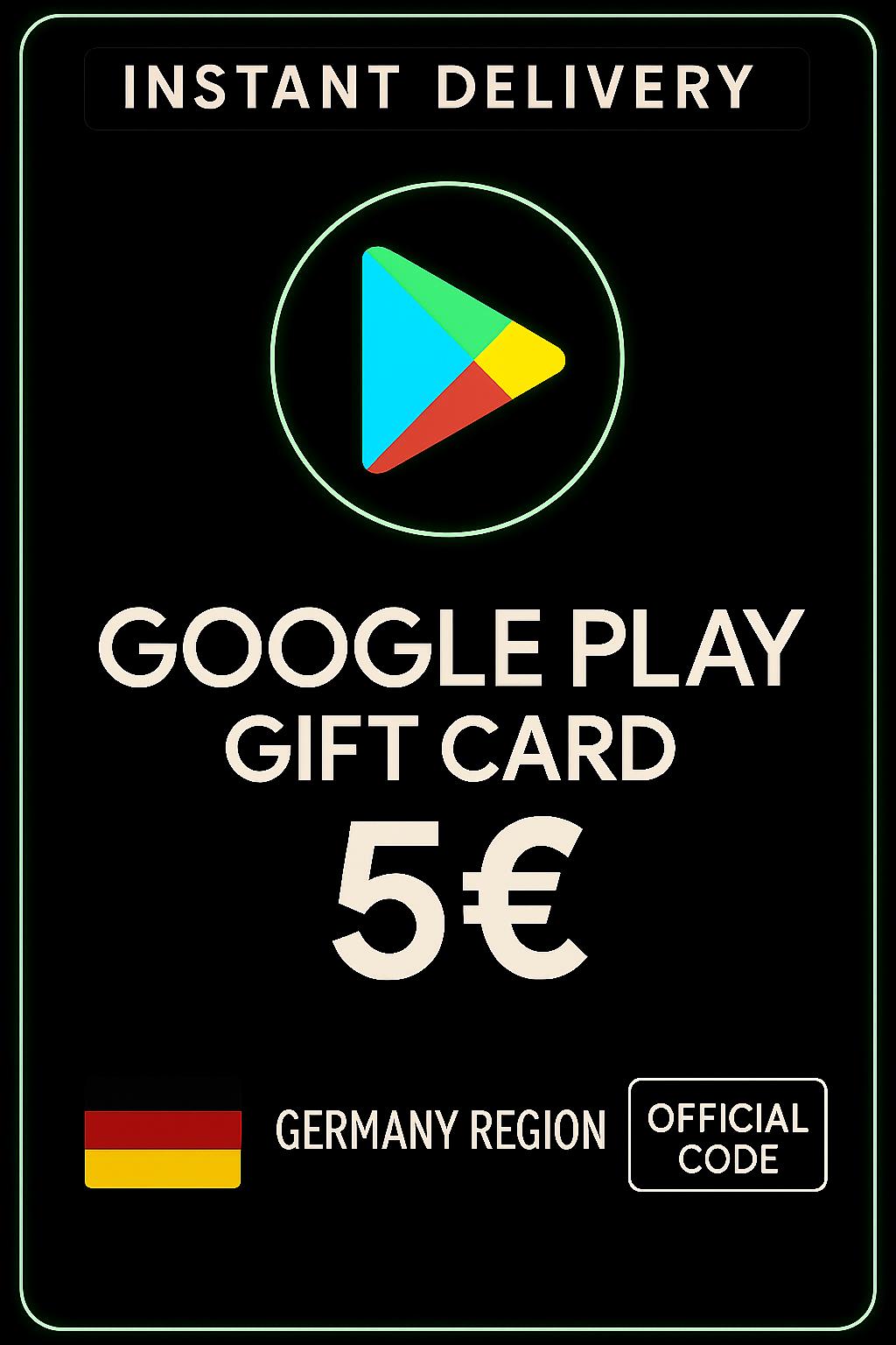 Google Play Gift Card - Germany 5 € DE