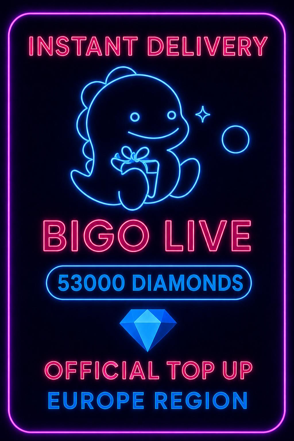 Bigo Live - 53000 Diamonds (Top-Up) (EU)