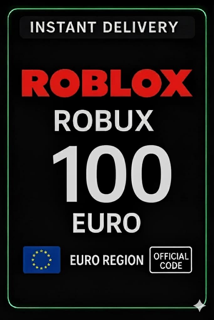 Carte de jeu Roblox 100 Euro (EU)