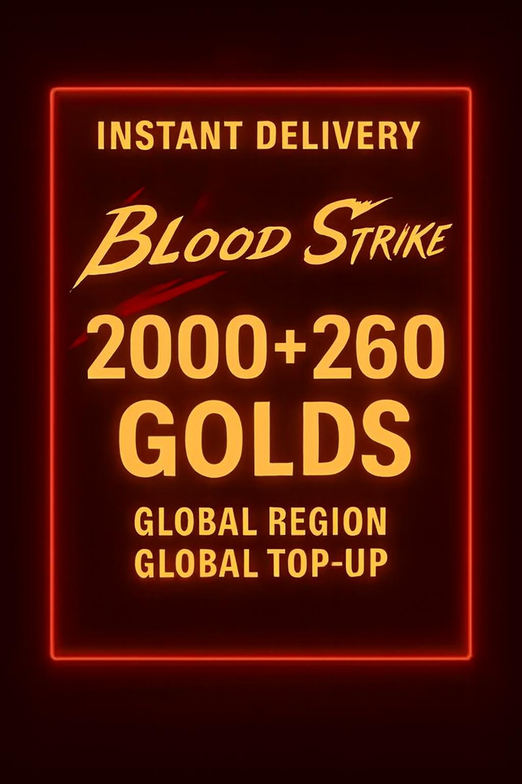 Blood Strike 2000+260 Golds Top-Up
