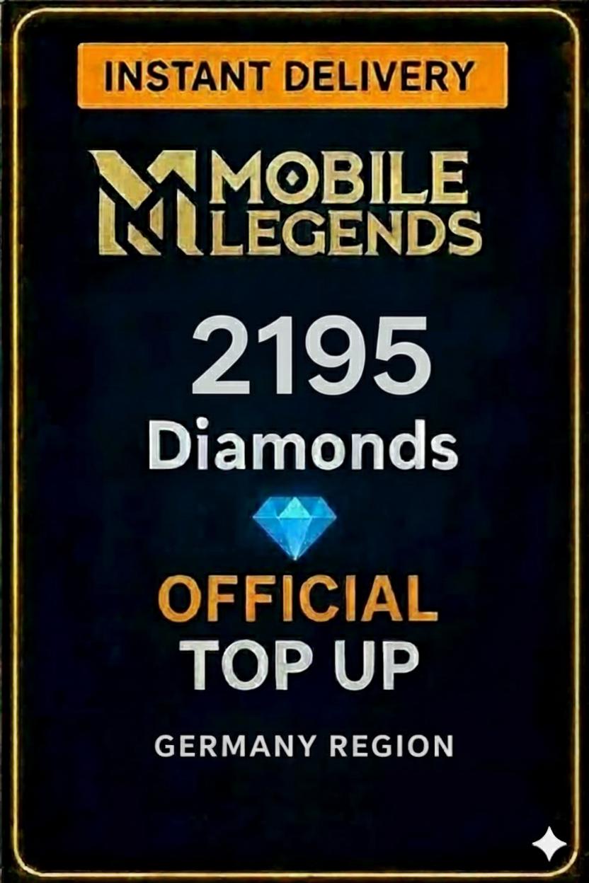 Mobile Legends - 2195 Diamonds Top-Up (Germany)