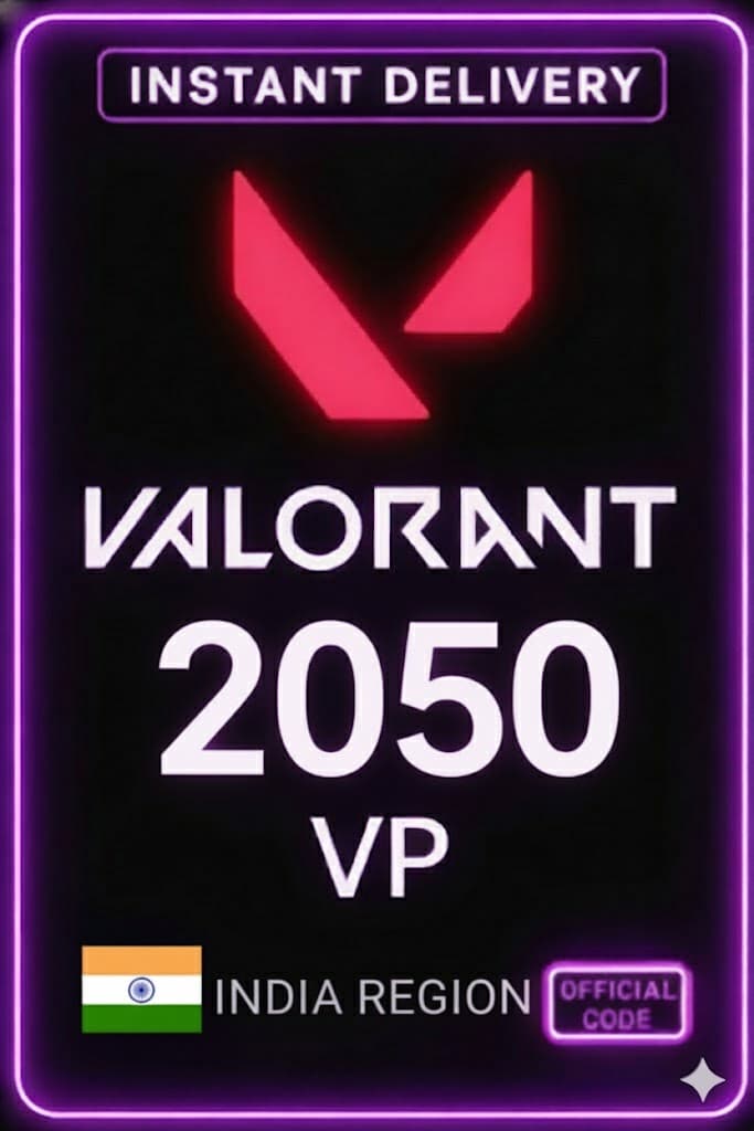Valorant 2050 Points Gift Card (India)