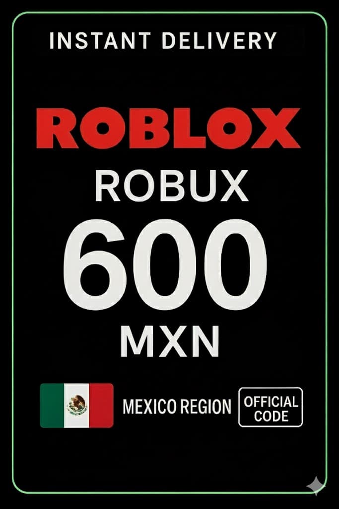 Roblox 600 MXN Game Card (MX)