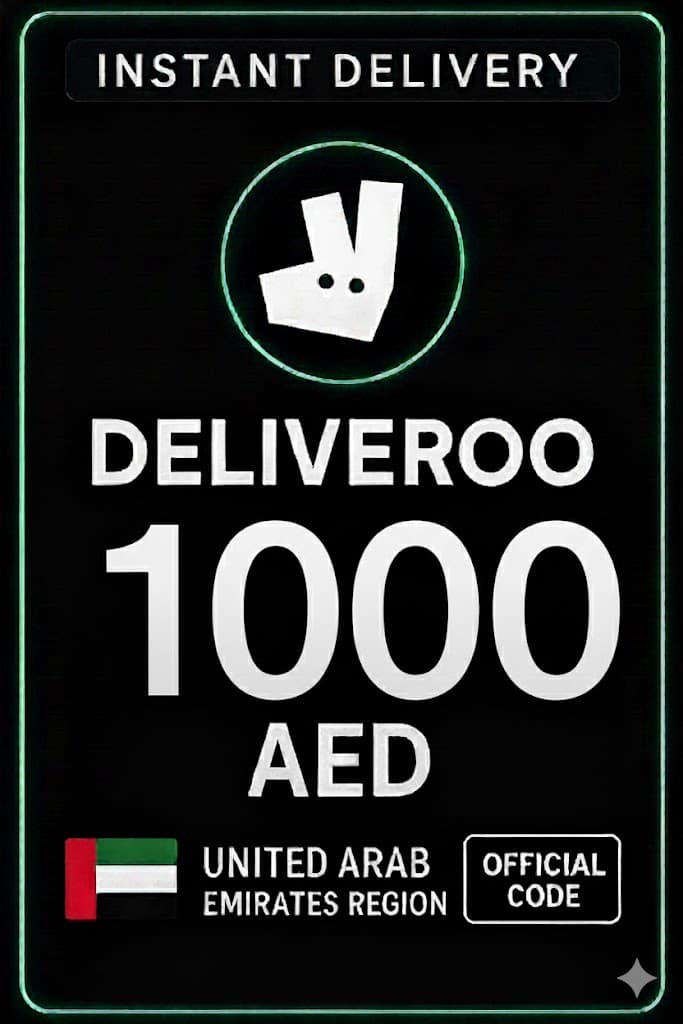 Deliveroo Gift Card 1000 AED