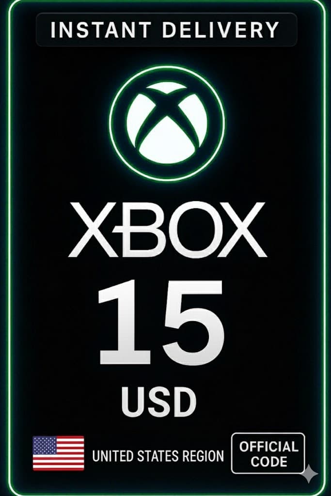 Xbox Live Gift Card 15 Usd Wallet