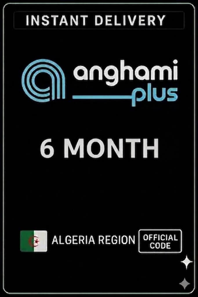 Anghami Plus 6 Mánuður - (Algería)
