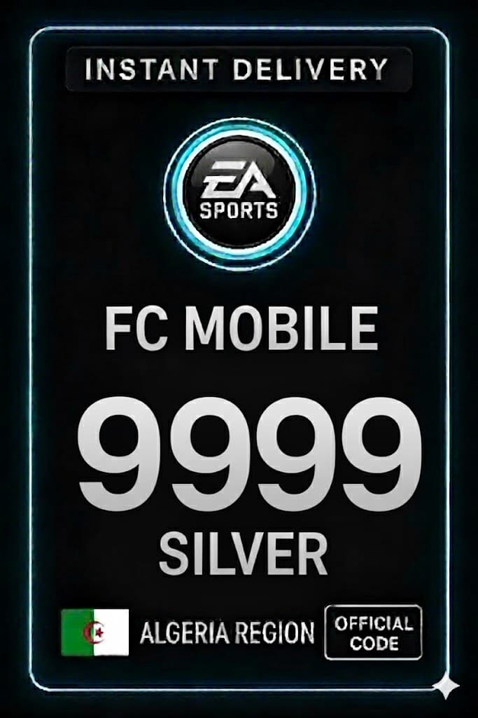 FC Mobile 9999 Արծաթ Նվեր Քարտ - Ալժիր