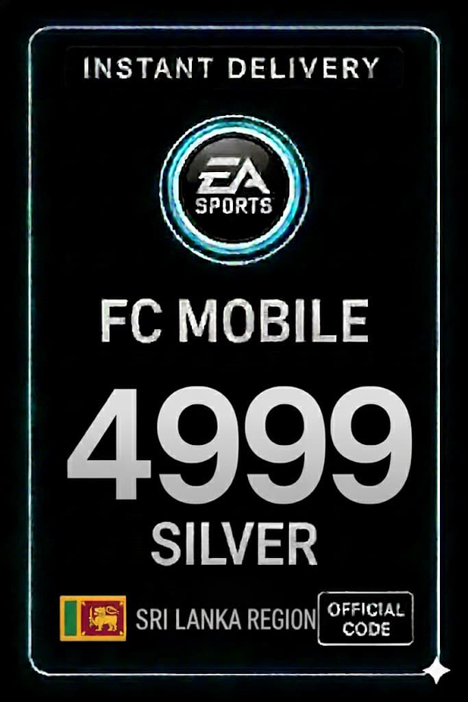 FC Mobile 4999 Ezüst Ajándékkártya - Srí Lanka