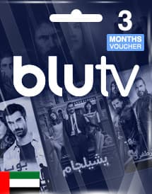 BLUTV บัตรกำนัล 3 เดือน - สหรัฐอาหรับเอมิเรตส์
