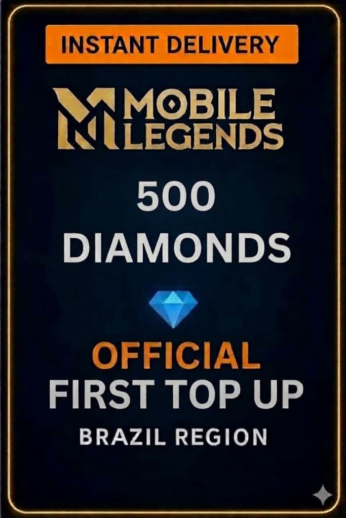 Mobile Legends - 500 Diamonds FIRST TOPUP ONLY (Brazil)