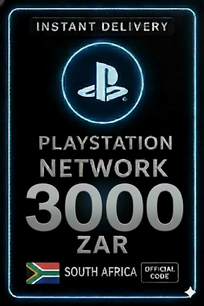 Playstation PSN Gjafakort 3000 ZAR ZA