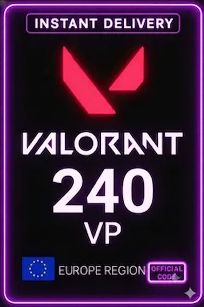 Valorant Points - 240 VP (Máy chủ EU)