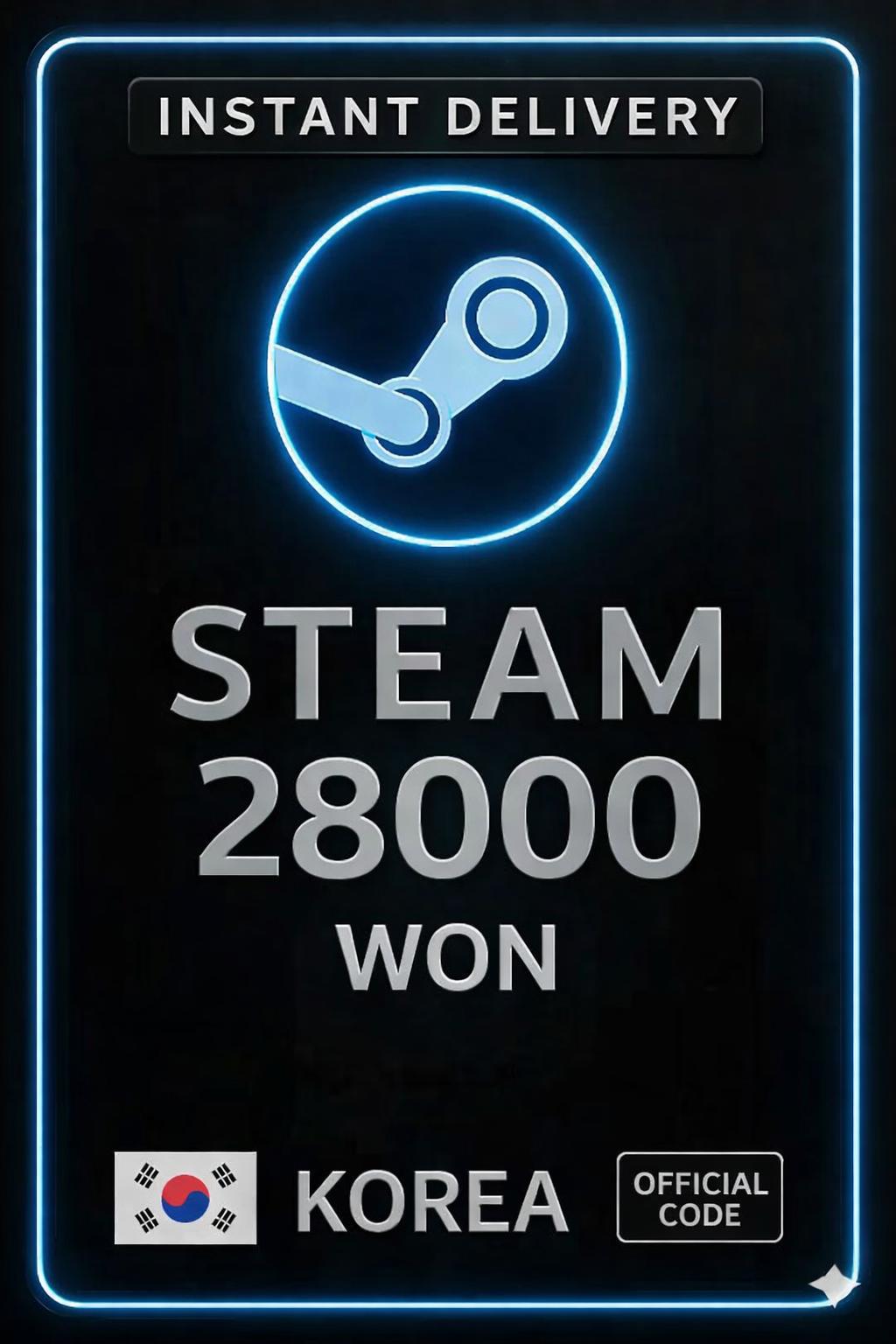 Steam Wallet Code Korea 28000 WON
