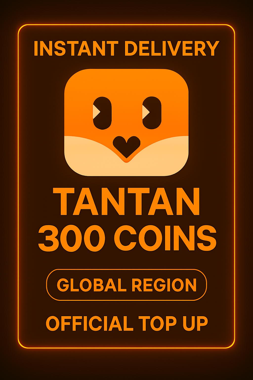 Tantan 300 Coins Top-Up (Global)