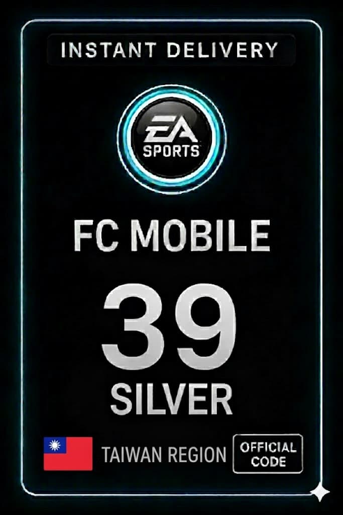 FC Mobile 39 Srebro Poklon Kartica - Tajvan
