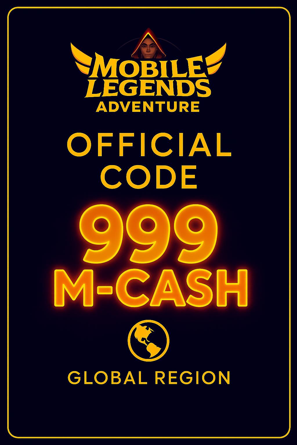 Mobile Legends Adventure 999 M-Cash (Παγκόσμιο)