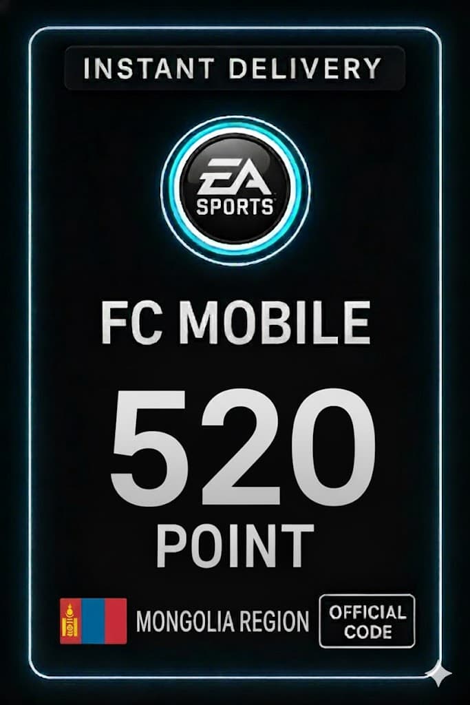 FC Mobile 520 Punktów Karta Podarunkowa - Mongolia
