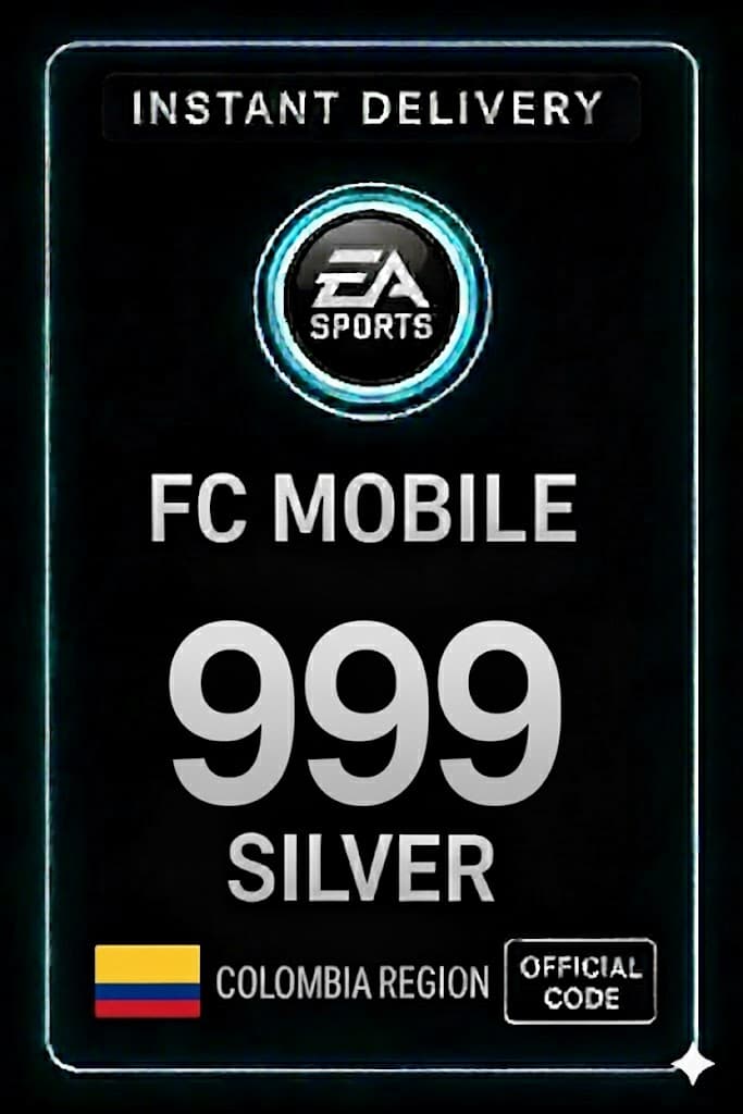 FC Mobile 999 արծաթ Նվեր Քարտ - Կոլումբիա