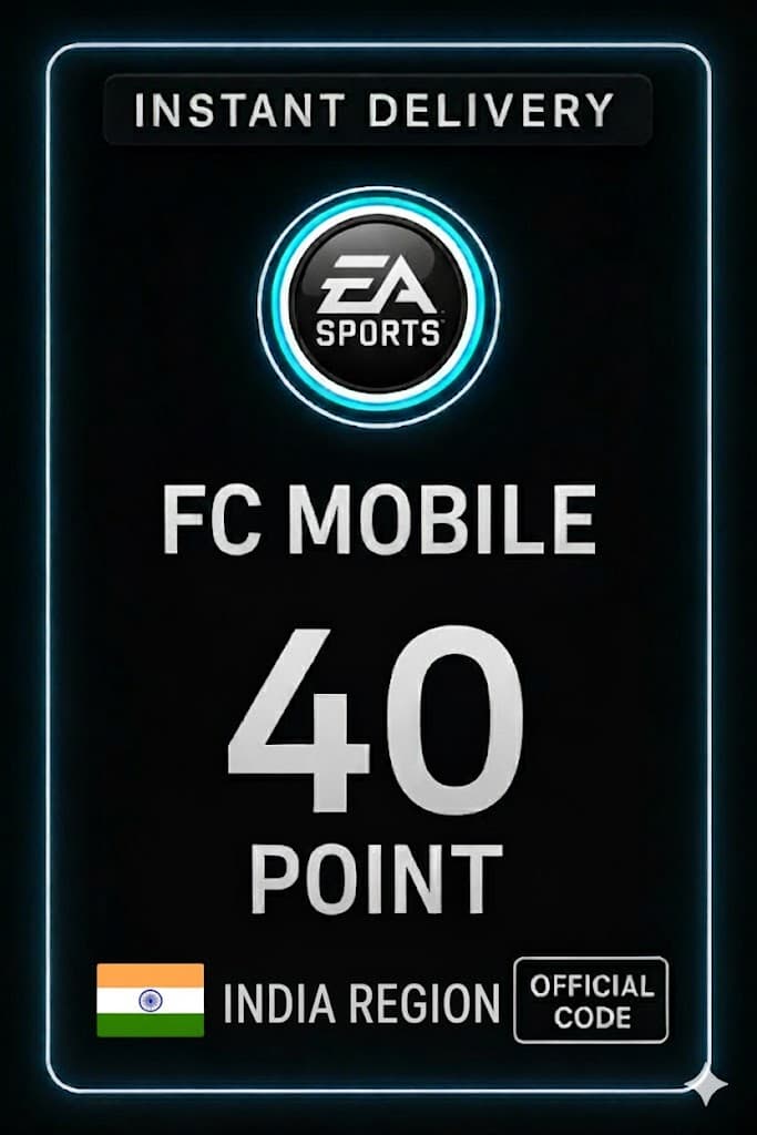 FC Mobile 40 Taškai Dovanų Kortelė - Indija