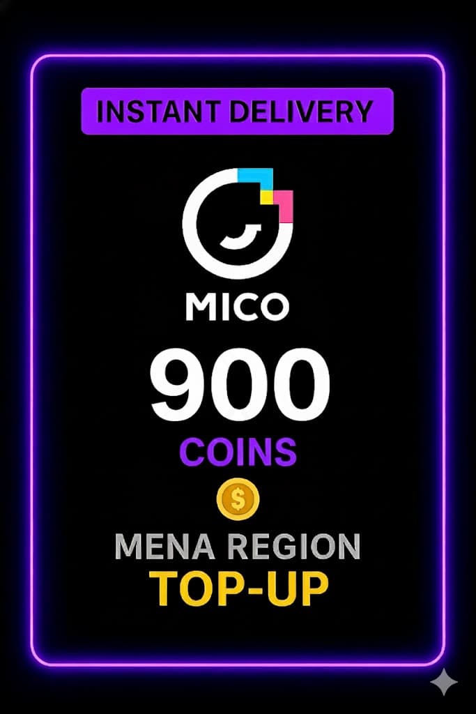 Mico Live - 900 Coins Top-Up (MENA)