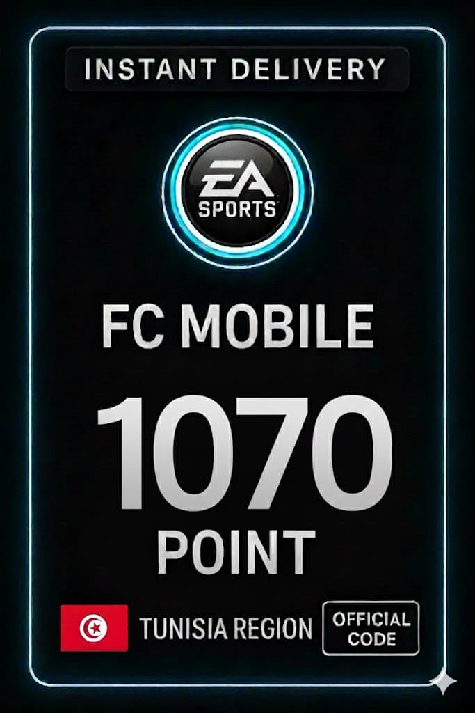 FC Mobile 1070 միավոր Նվեր Քարտ - Թունիս