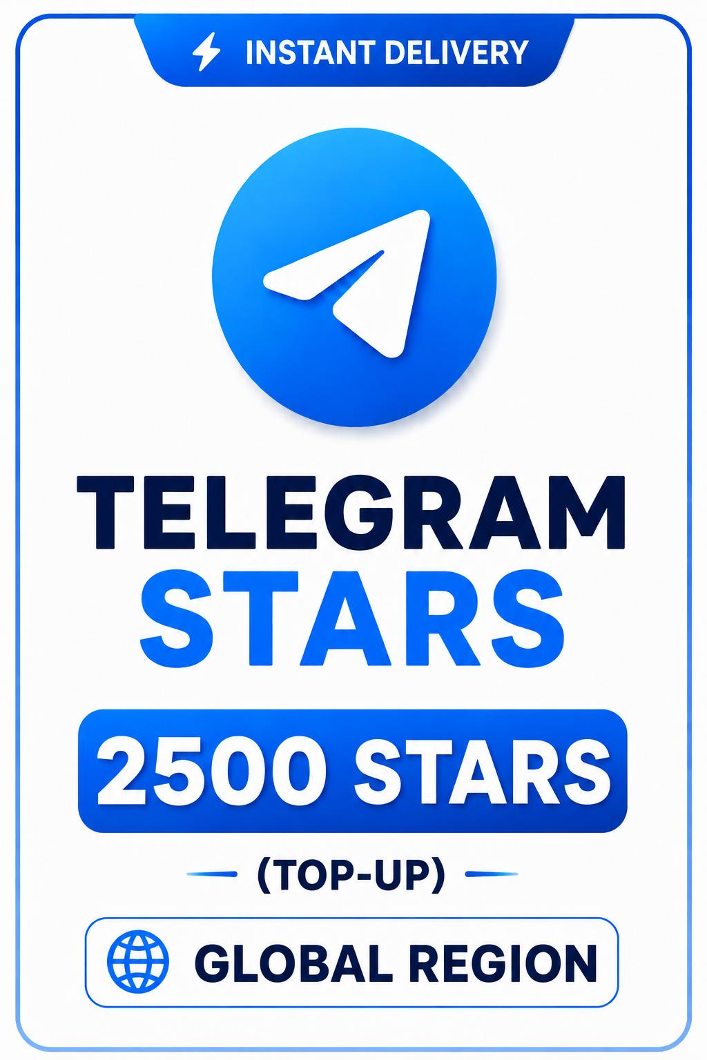 Telegram - 2500 Stars (Top-Up)