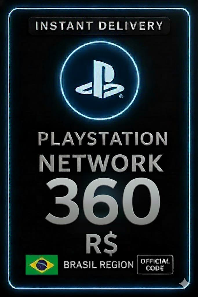 Playstation PSN kort BR - R$360