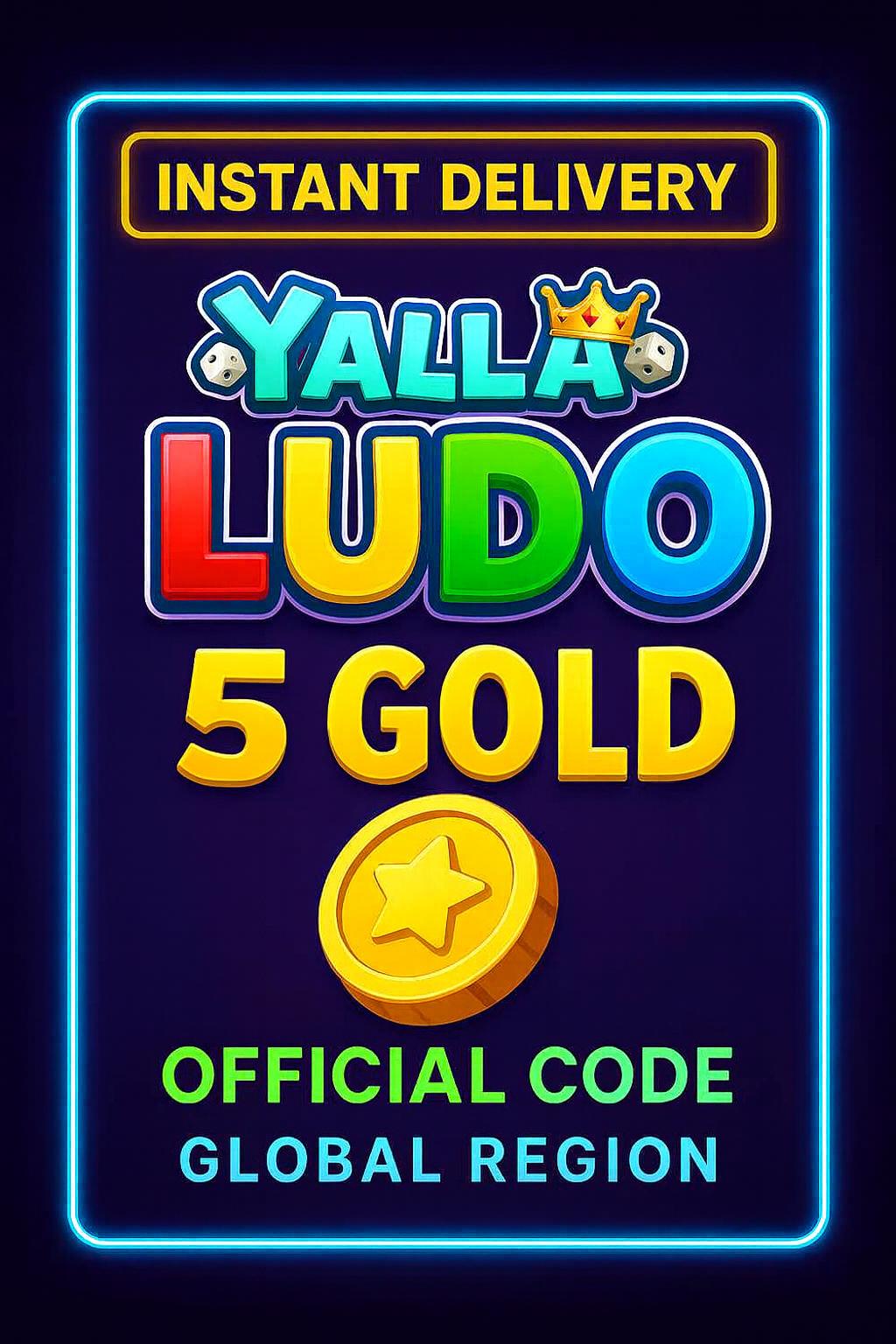 Yalla Ludo - USD 5 Kulta (INT)