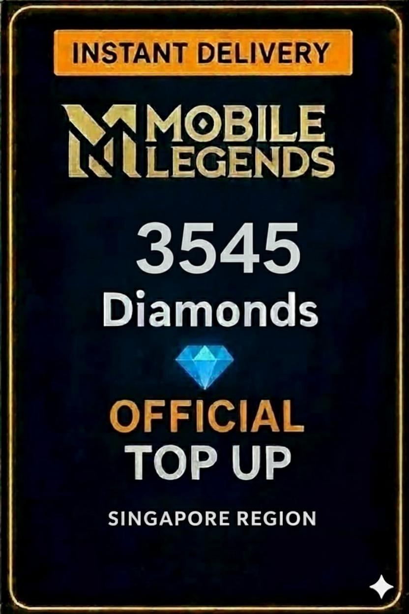 Mobile Legends - 3545 Diamonds Top-Up (Singapore)