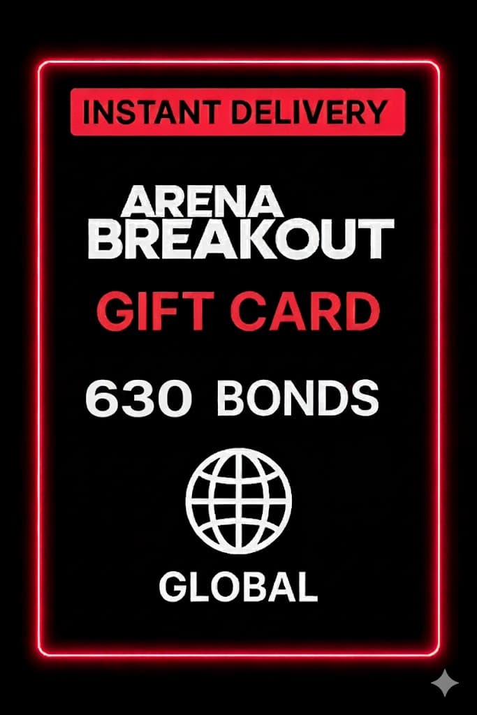 Arena Breakout Gift Card 630 Bonds (Global)