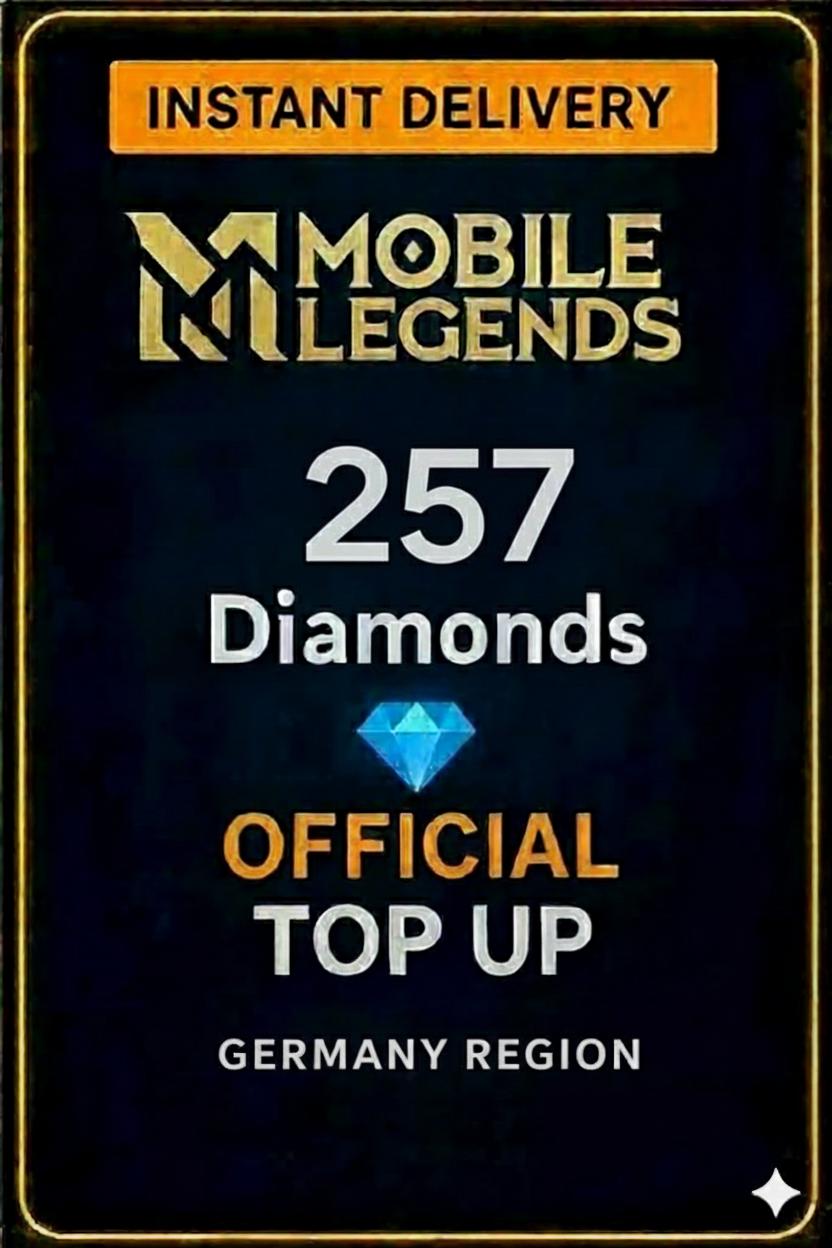 Mobile Legends - 257 Diamonds Top-Up (Germany)