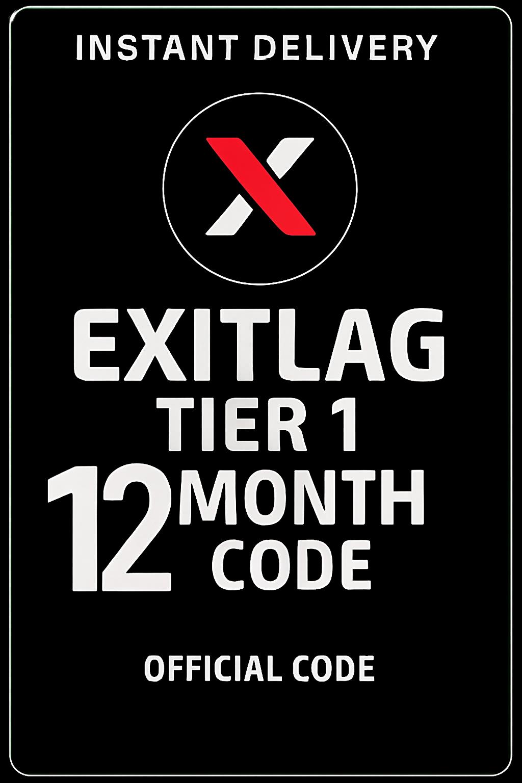 Exitlag 12 Mjeseci (Tier 1) Provjerite opis za ograničenja regije.