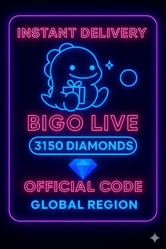 Bigo Live - 3150 ダイヤモンド (グローバル)