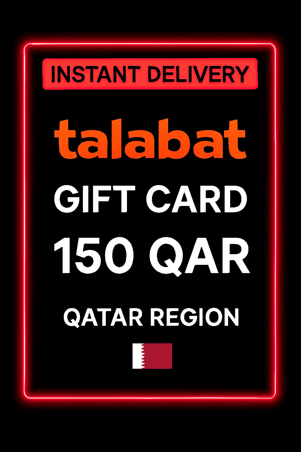 Talabat Նվեր քարտ Կատար - 150 QAR
