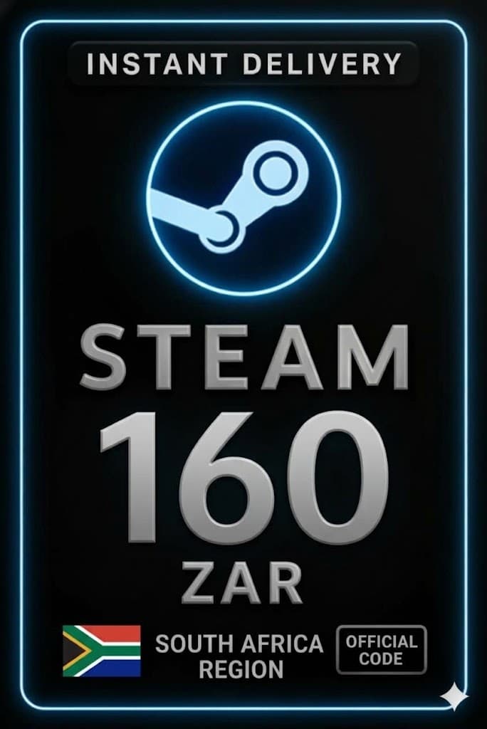 Steam Wallet Code 160 ZAR - South Africa